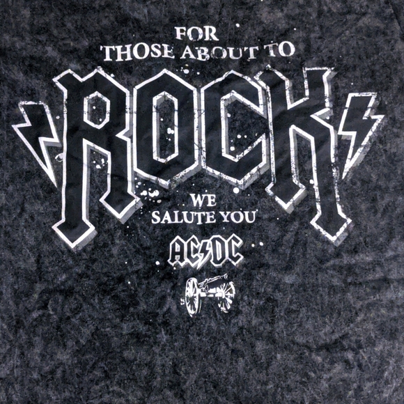 AC/DC tie dye top - Picture 1 of 3